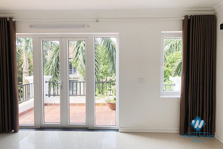 A semi-furnished house with 5 bedrooms for rent in Ciputra T Block